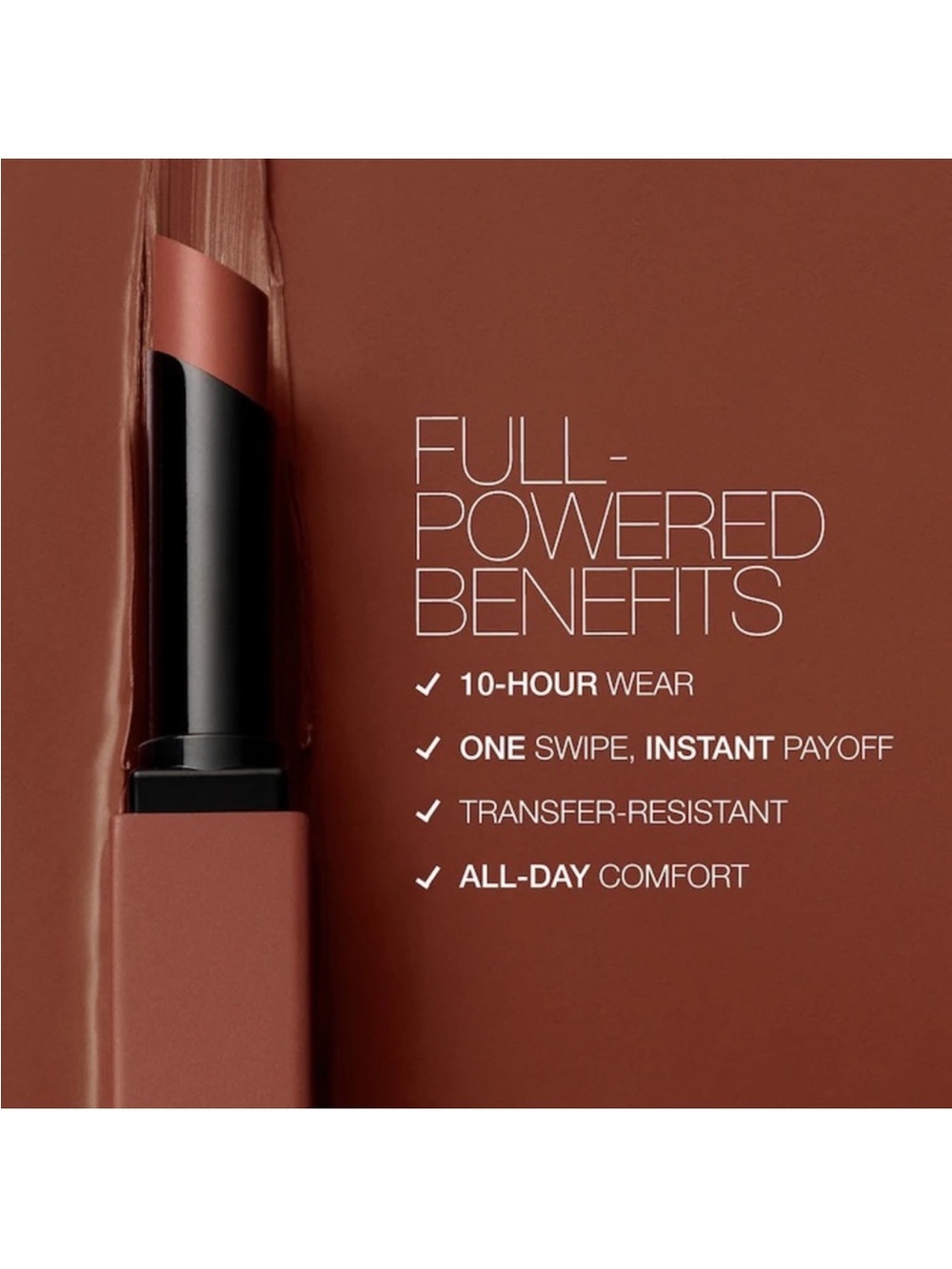 NARS Powermatte Long-Lasting Lipstick- Dragon Girl Matte Red Lip - Picture 4 of 5